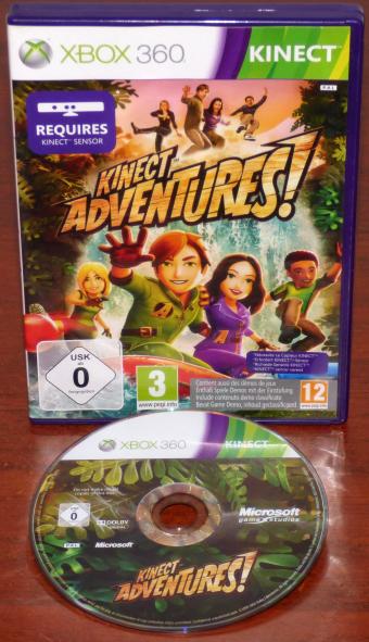 Kinect Adventures X-Box 360 Spiel